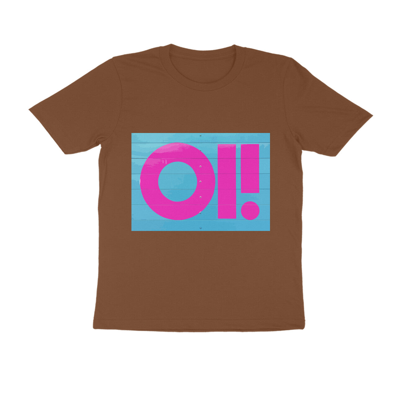 Half Sleeve Round Neck T-Shirt - Oi puraidoprints