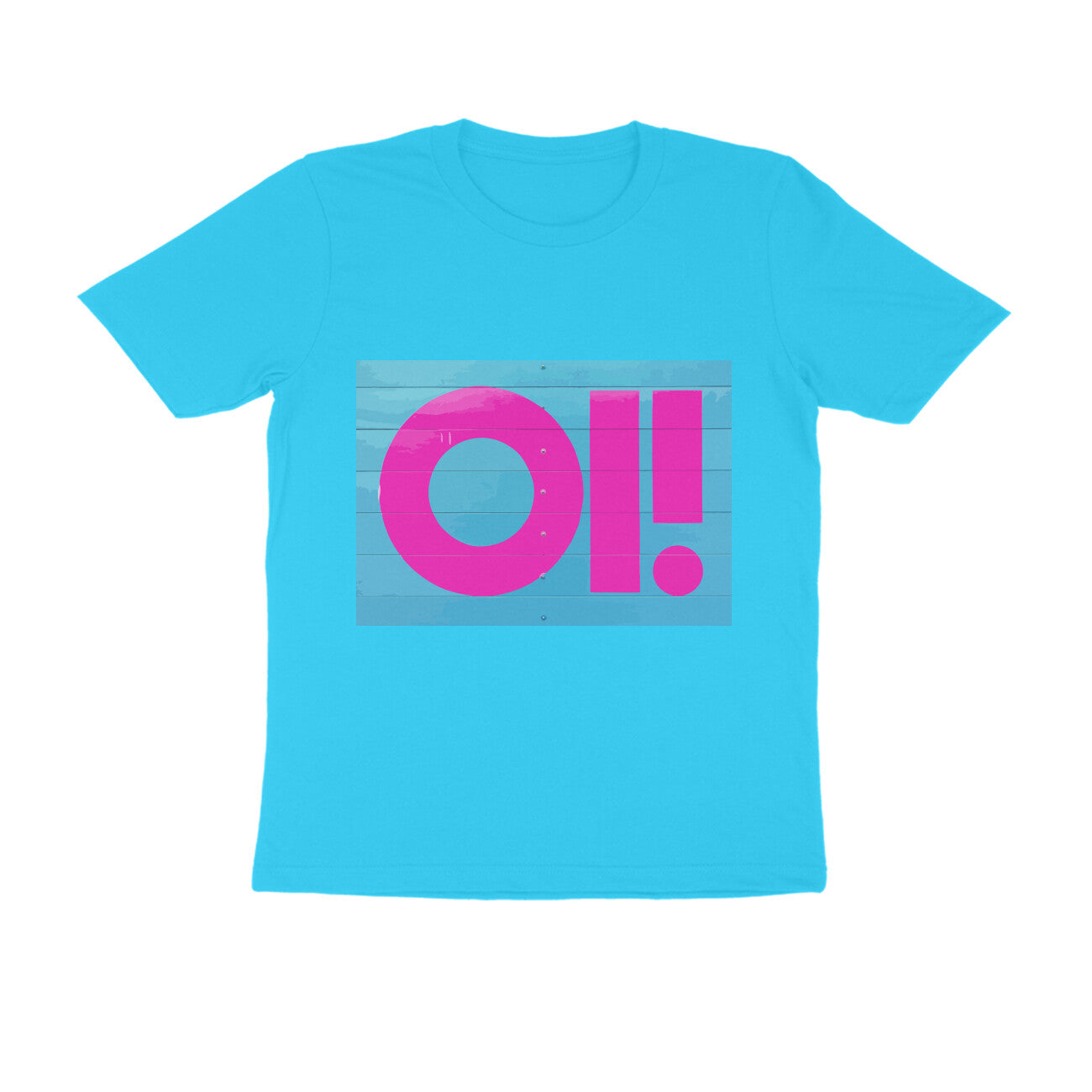 Half Sleeve Round Neck T-Shirt - Oi puraidoprints