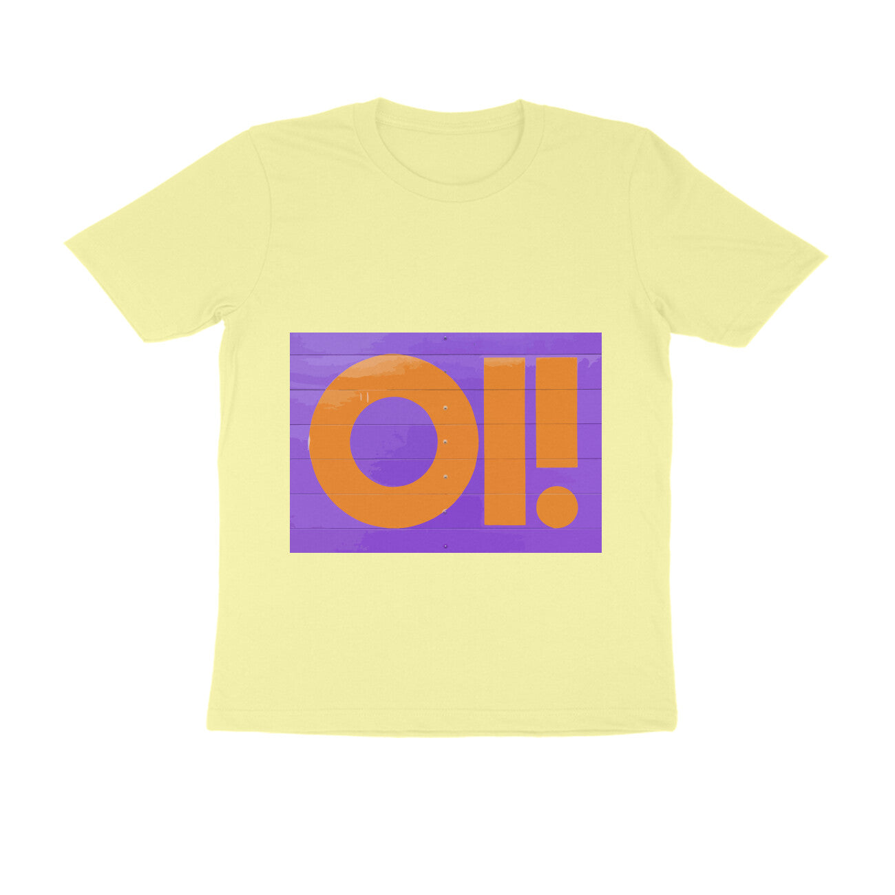 Half Sleeve Round Neck T-Shirt - Oi puraidoprints