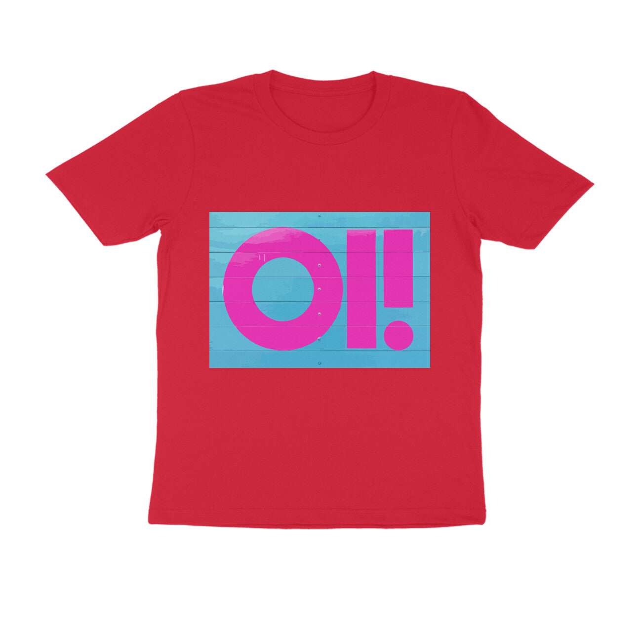 Half Sleeve Round Neck T-Shirt - Oi puraidoprints