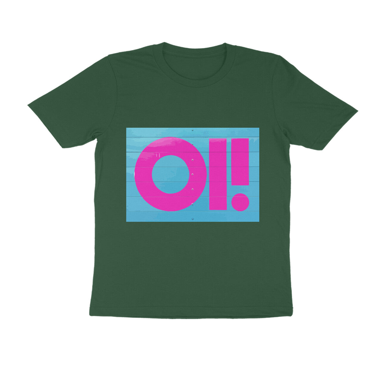 Half Sleeve Round Neck T-Shirt - Oi puraidoprints
