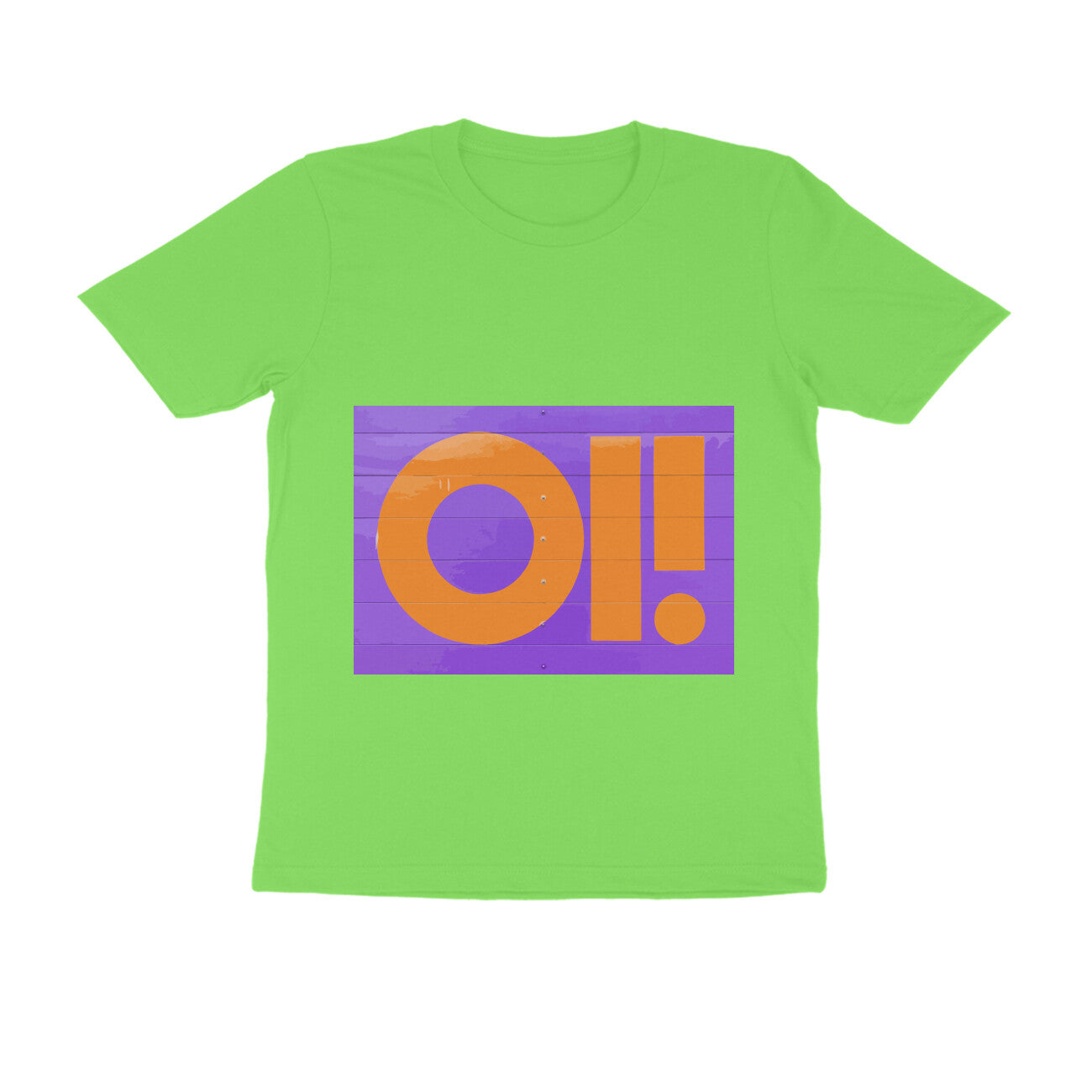 Half Sleeve Round Neck T-Shirt - Oi puraidoprints