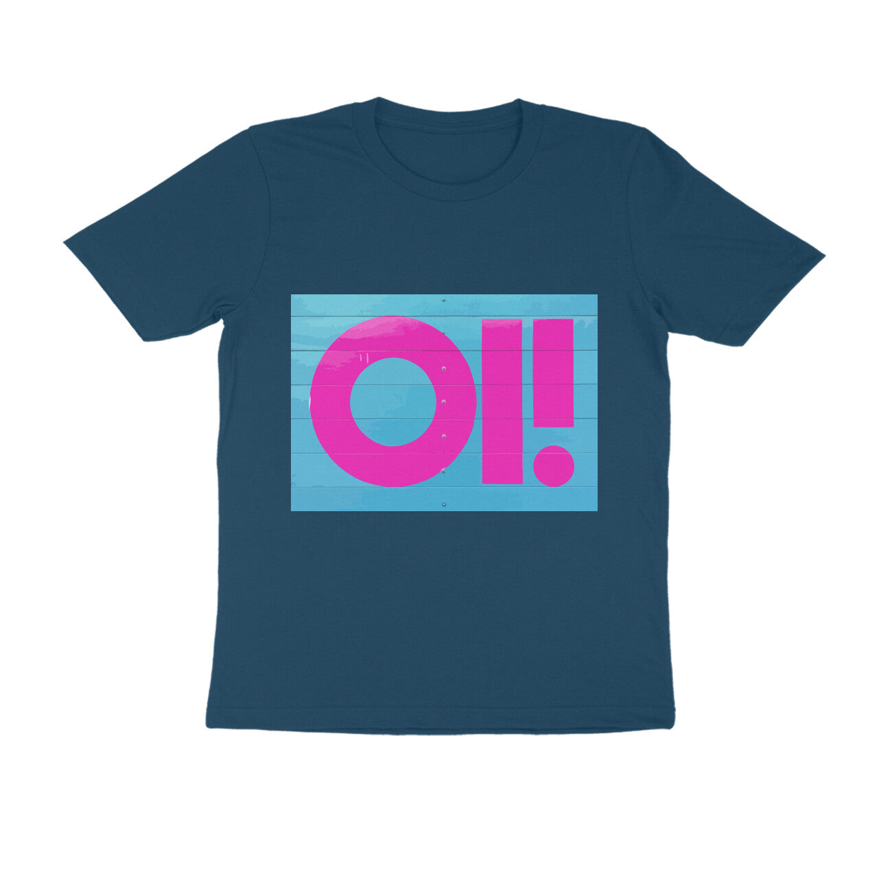 Half Sleeve Round Neck T-Shirt - Oi puraidoprints