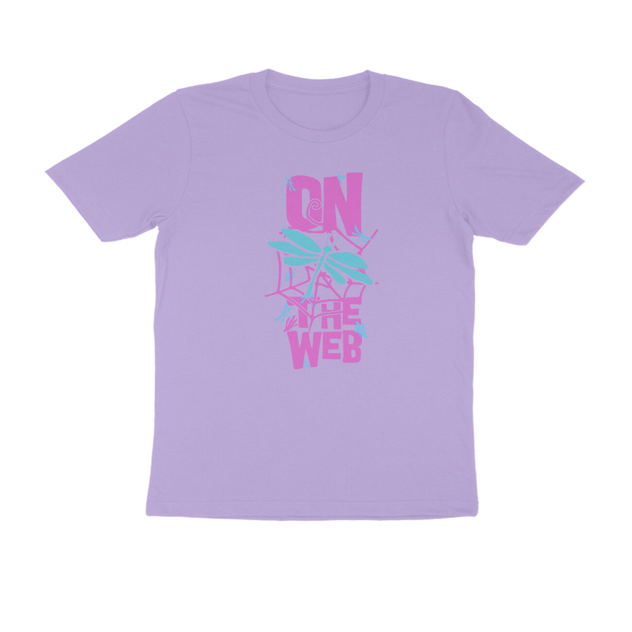 Half Sleeve Round Neck T-Shirt β On the Web 3 puraidoprints