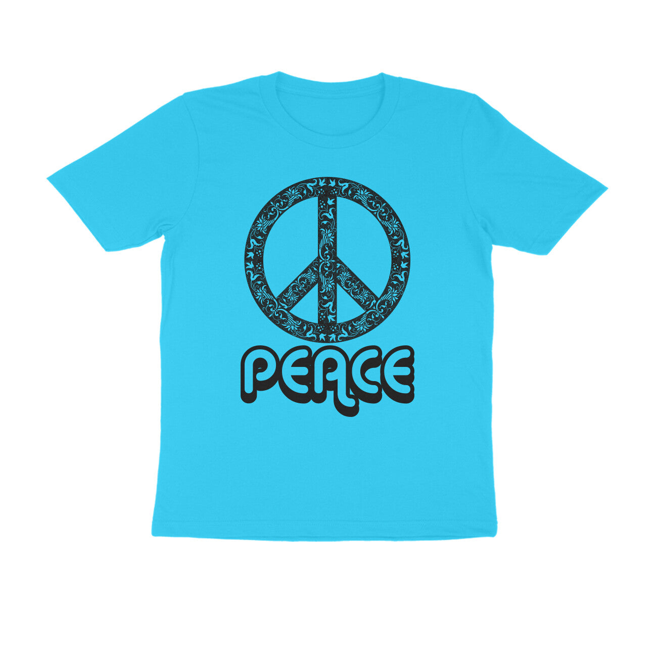Half Sleeve Round Neck T-Shirt β Peace puraidoprints