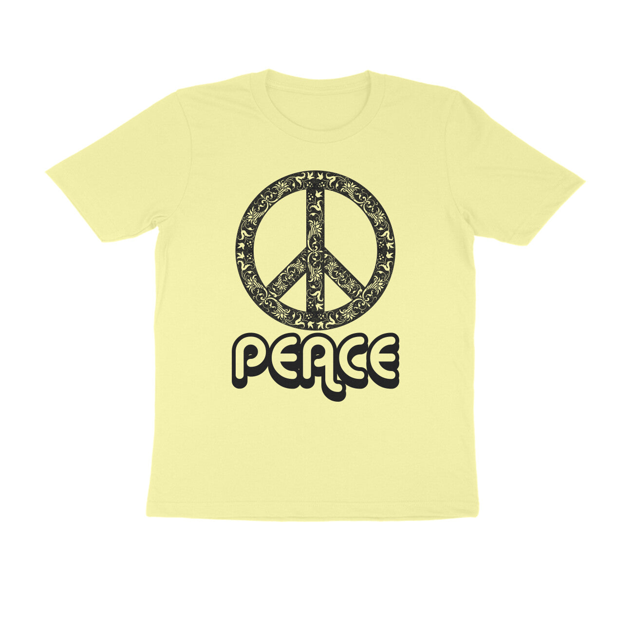 Half Sleeve Round Neck T-Shirt β Peace puraidoprints