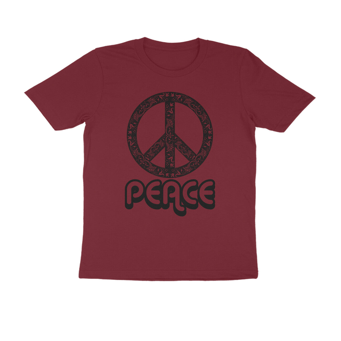 Half Sleeve Round Neck T-Shirt β Peace puraidoprints