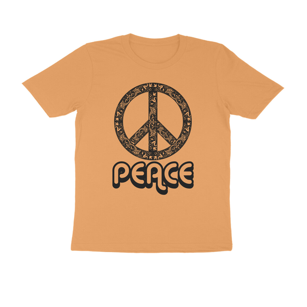 Half Sleeve Round Neck T-Shirt β Peace puraidoprints