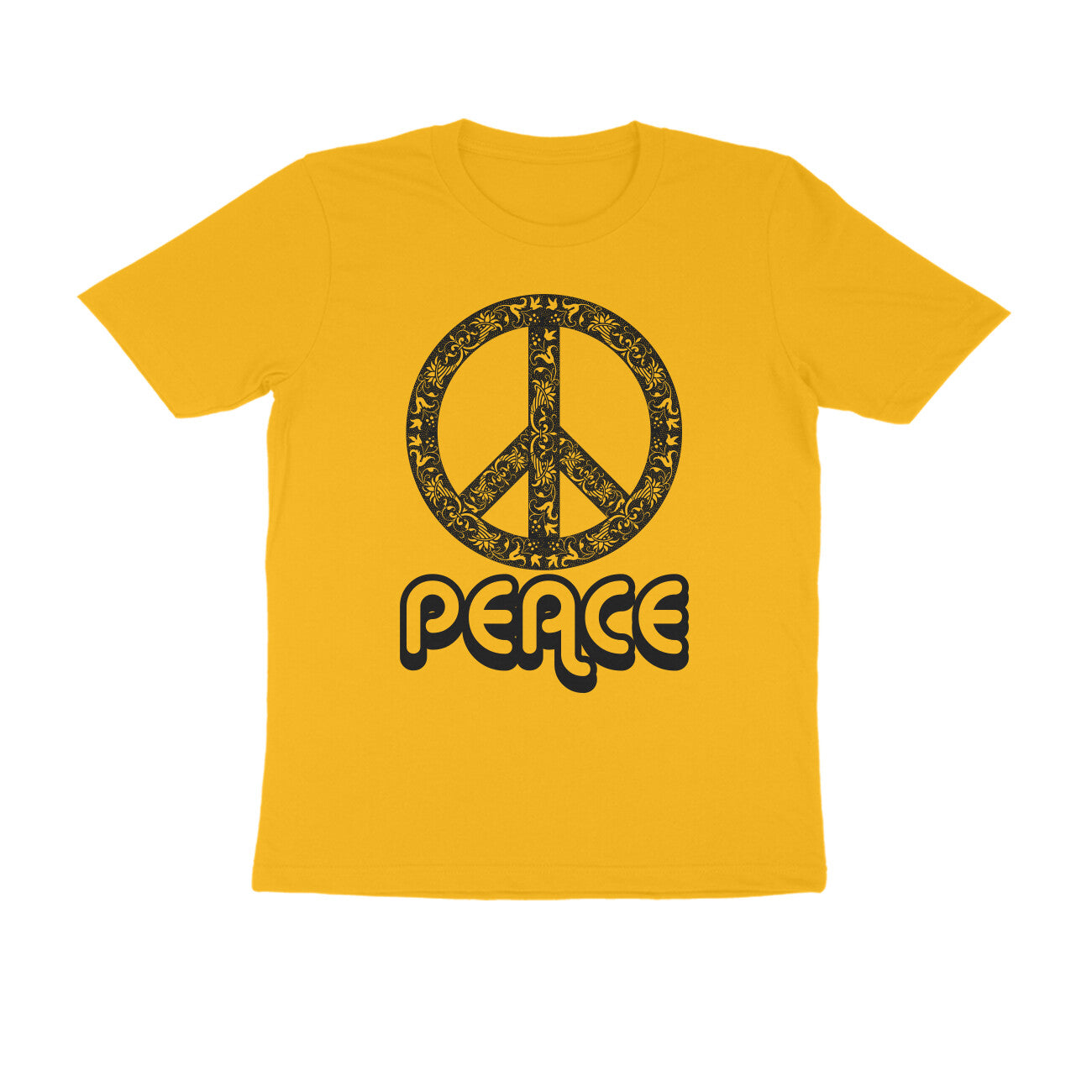 Half Sleeve Round Neck T-Shirt β Peace puraidoprints