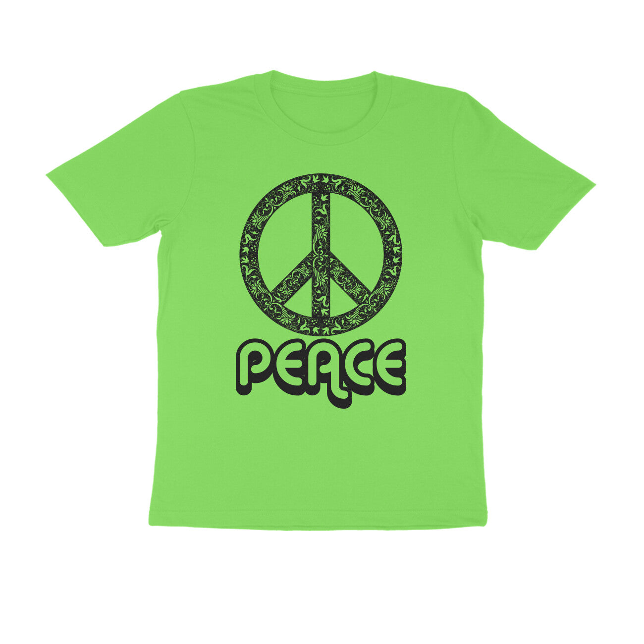 Half Sleeve Round Neck T-Shirt β Peace puraidoprints