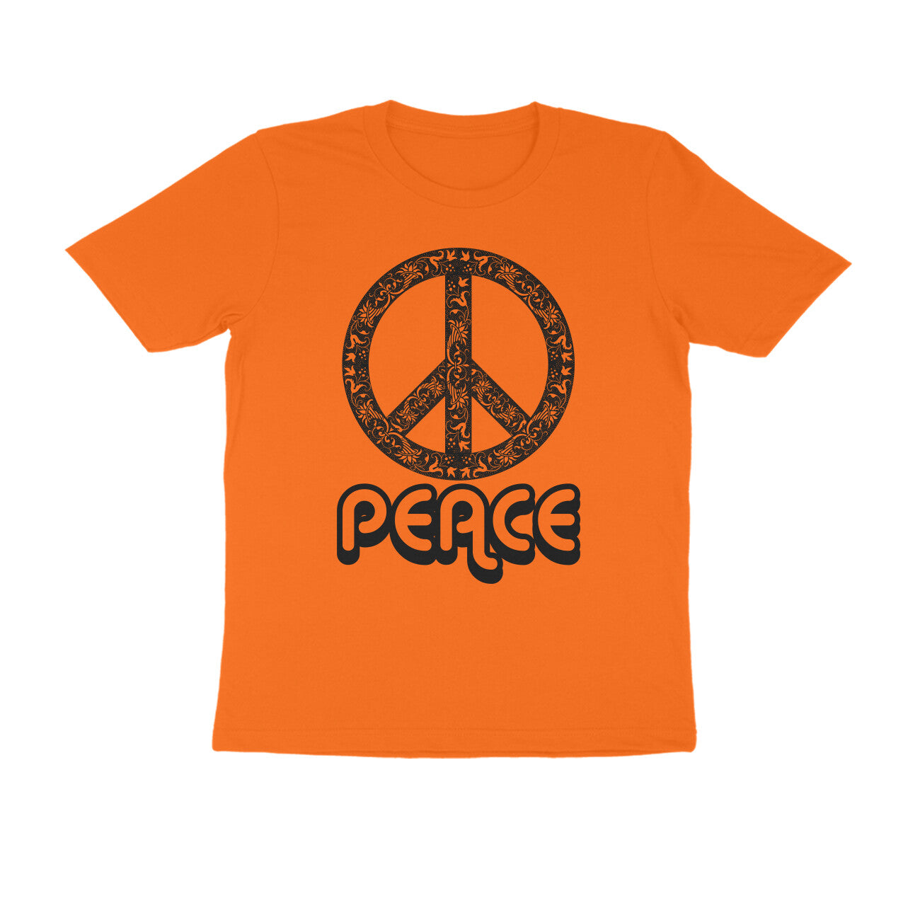 Half Sleeve Round Neck T-Shirt β Peace puraidoprints