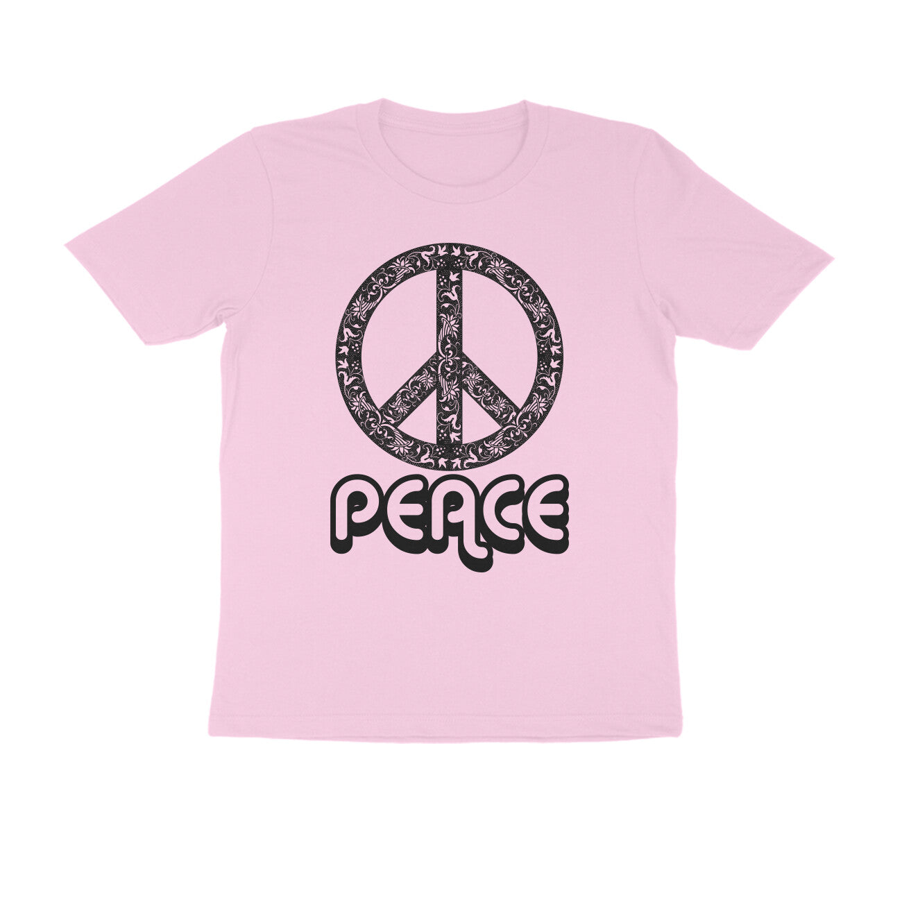 Half Sleeve Round Neck T-Shirt β Peace puraidoprints