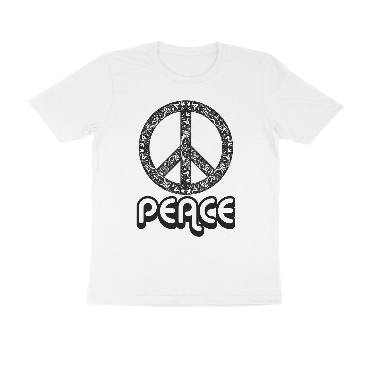 Half Sleeve Round Neck T-Shirt β Peace puraidoprints