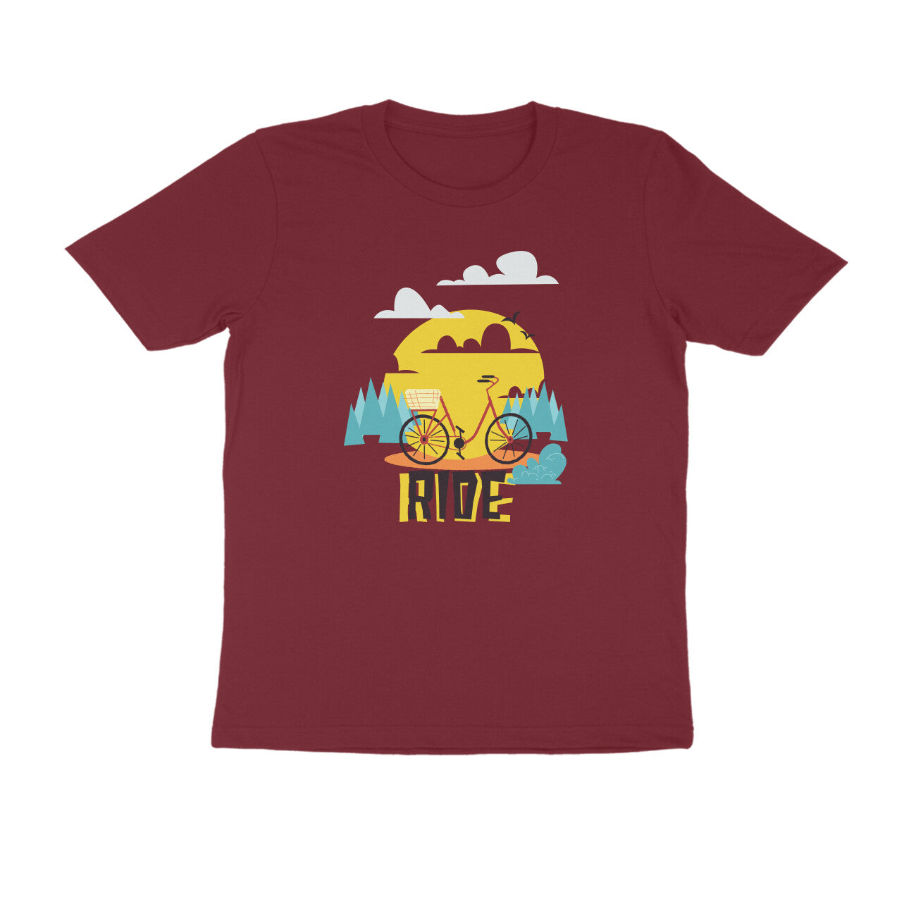 Half Sleeve Round Neck T-Shirt β Ride 2 puraidoprints