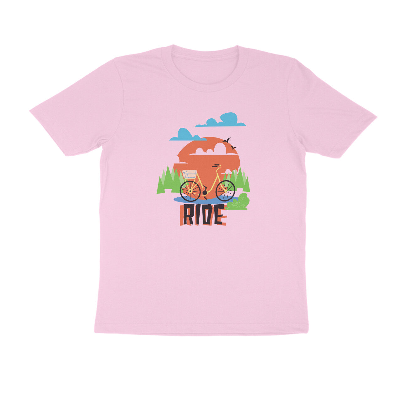 Half Sleeve Round Neck T-Shirt β Ride 3 puraidoprints