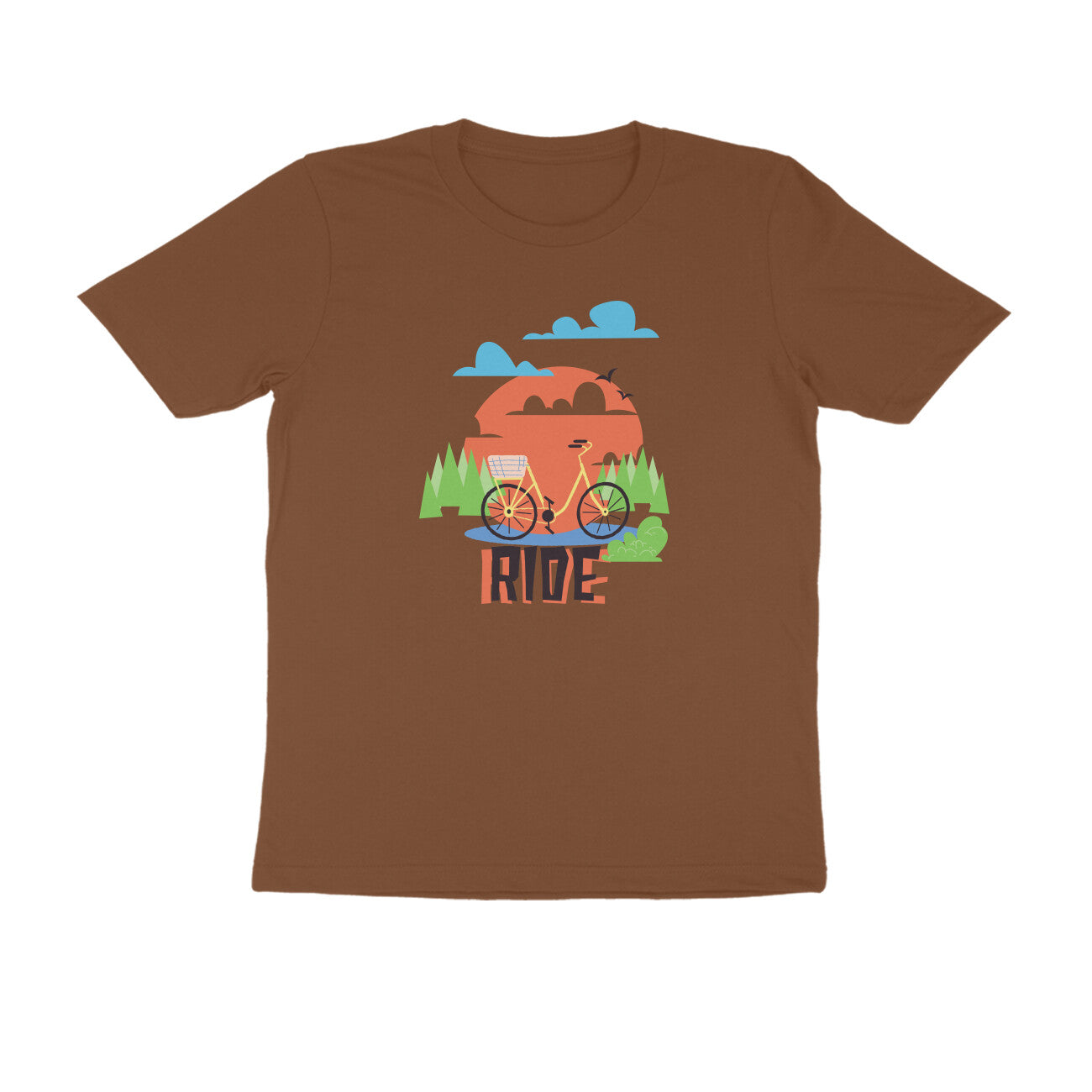 Half Sleeve Round Neck T-Shirt β Ride 3 puraidoprints