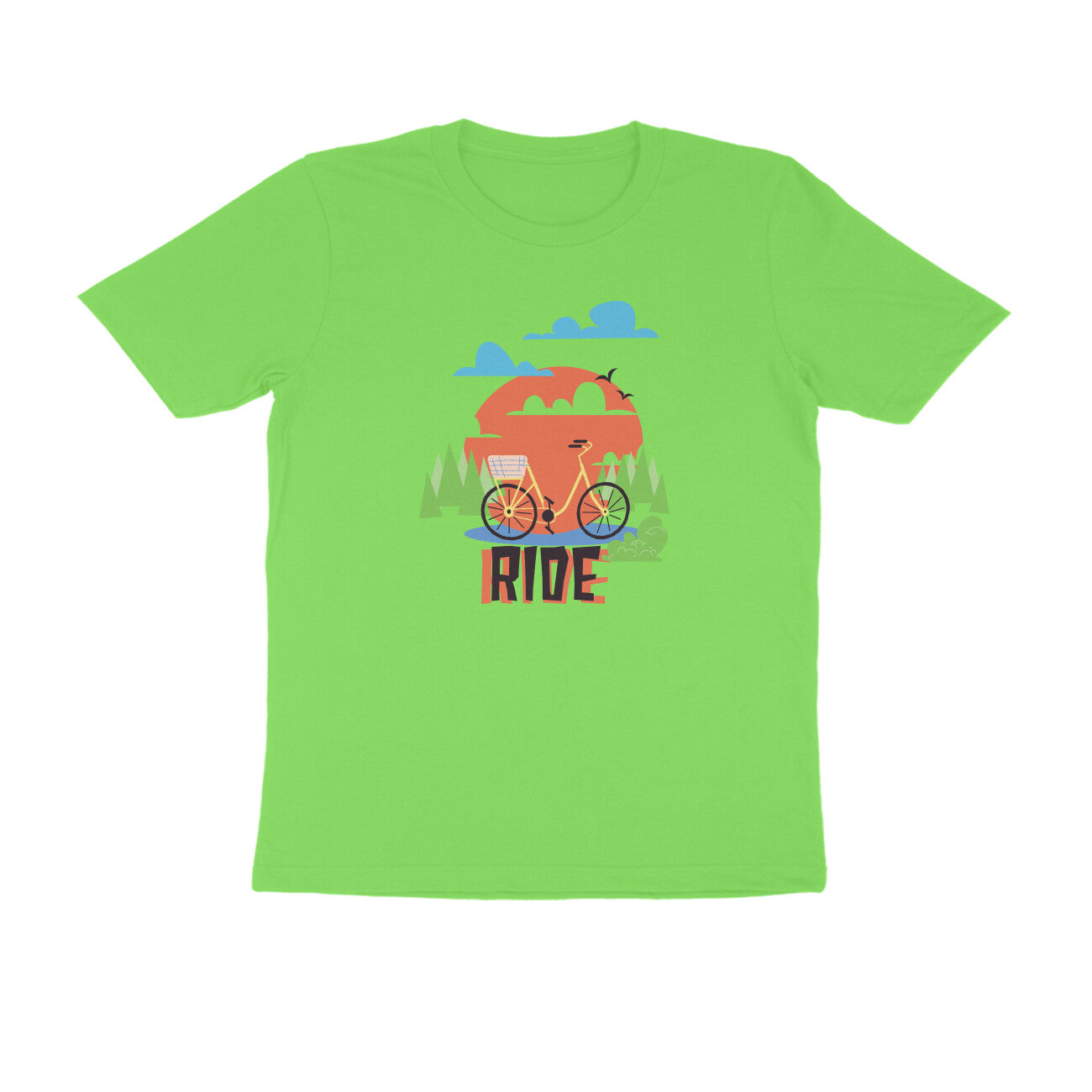 Half Sleeve Round Neck T-Shirt β Ride 3 puraidoprints
