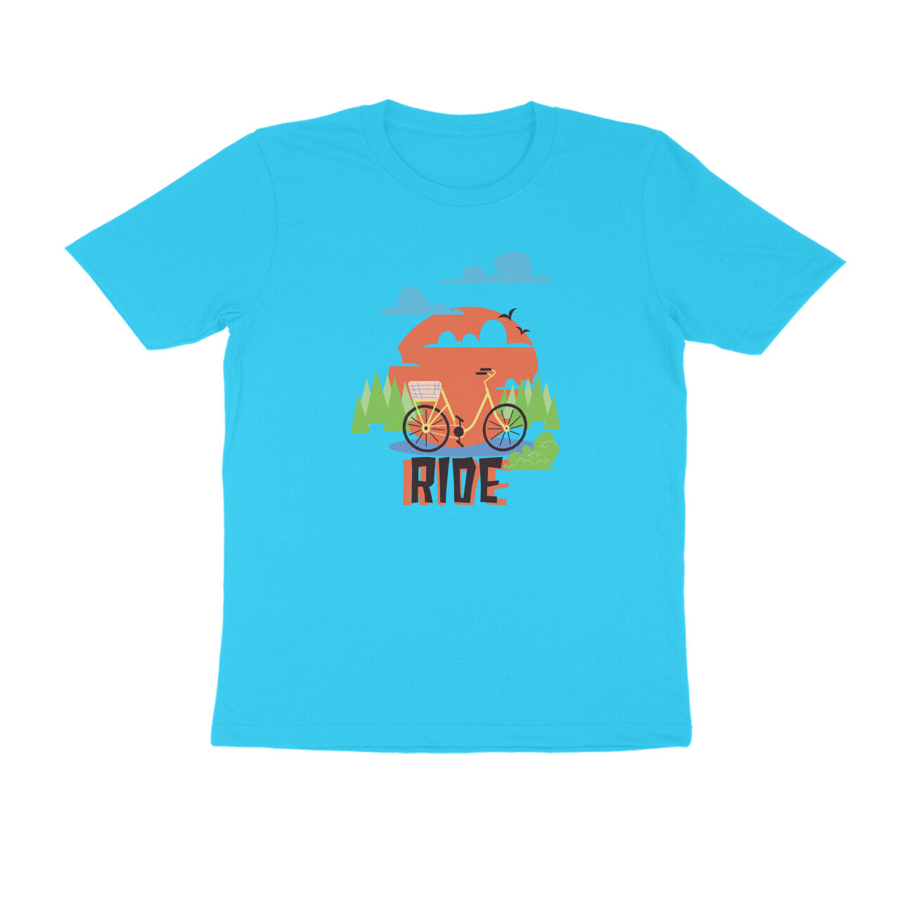 Half Sleeve Round Neck T-Shirt β Ride 3 puraidoprints