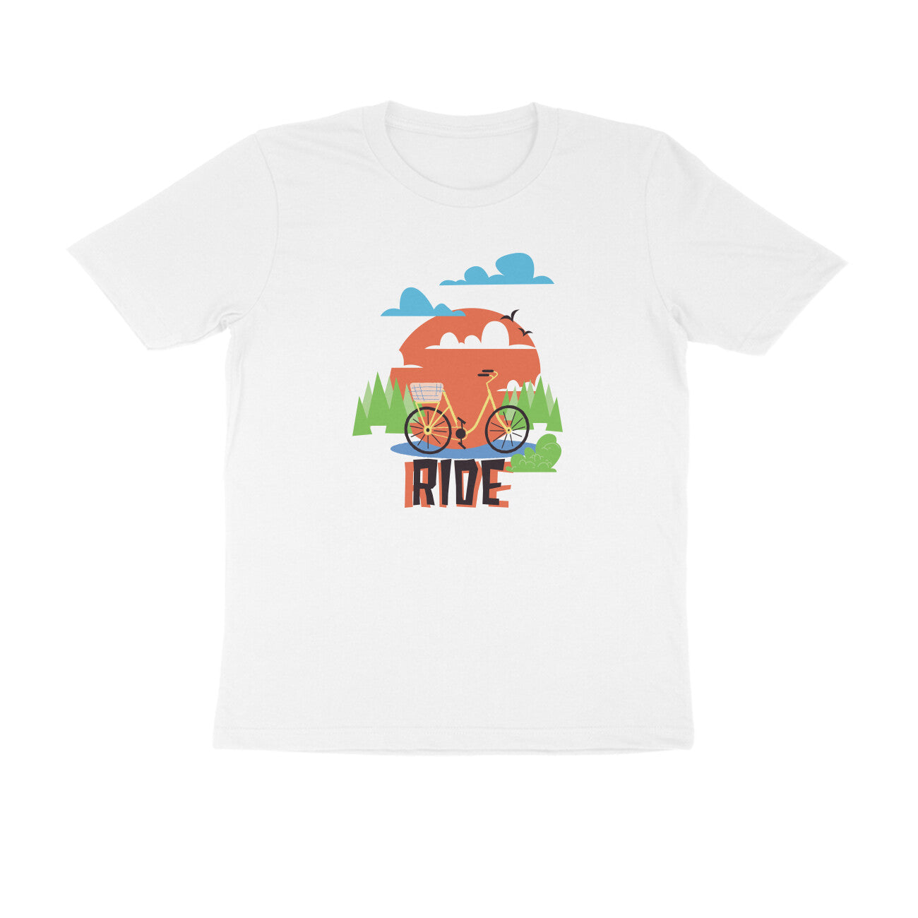 Half Sleeve Round Neck T-Shirt β Ride 3 puraidoprints