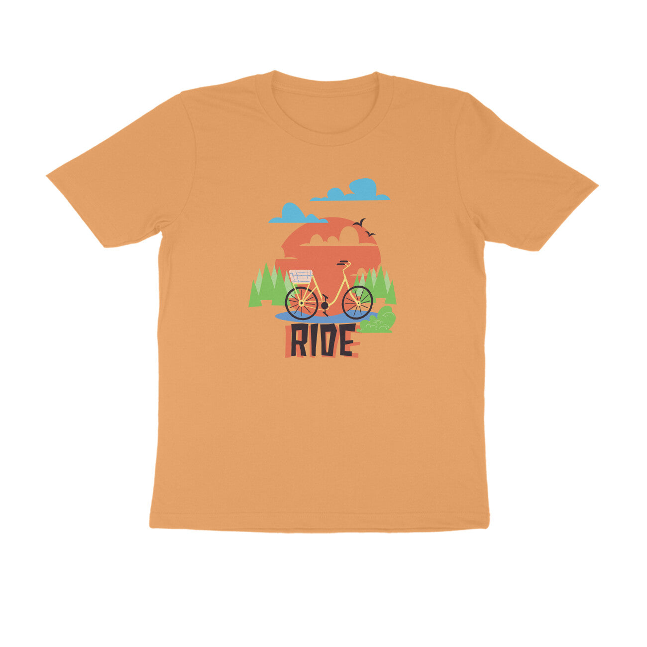 Half Sleeve Round Neck T-Shirt β Ride 3 puraidoprints