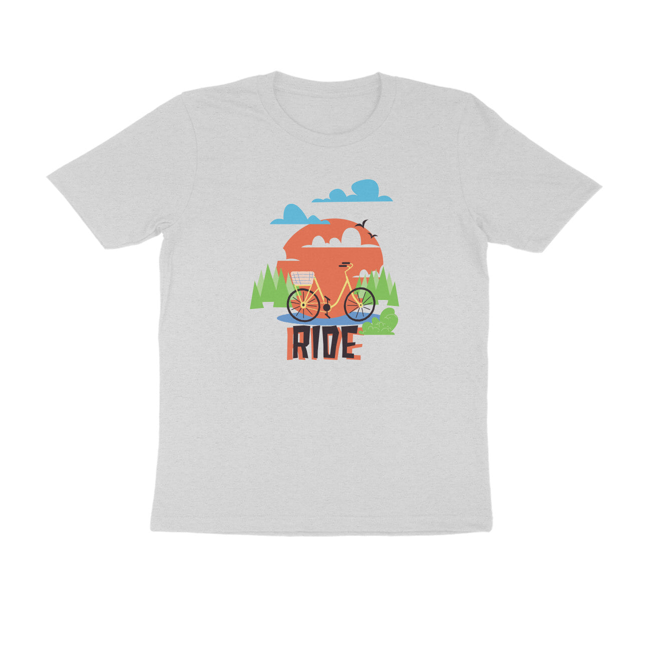 Half Sleeve Round Neck T-Shirt β Ride 3 puraidoprints
