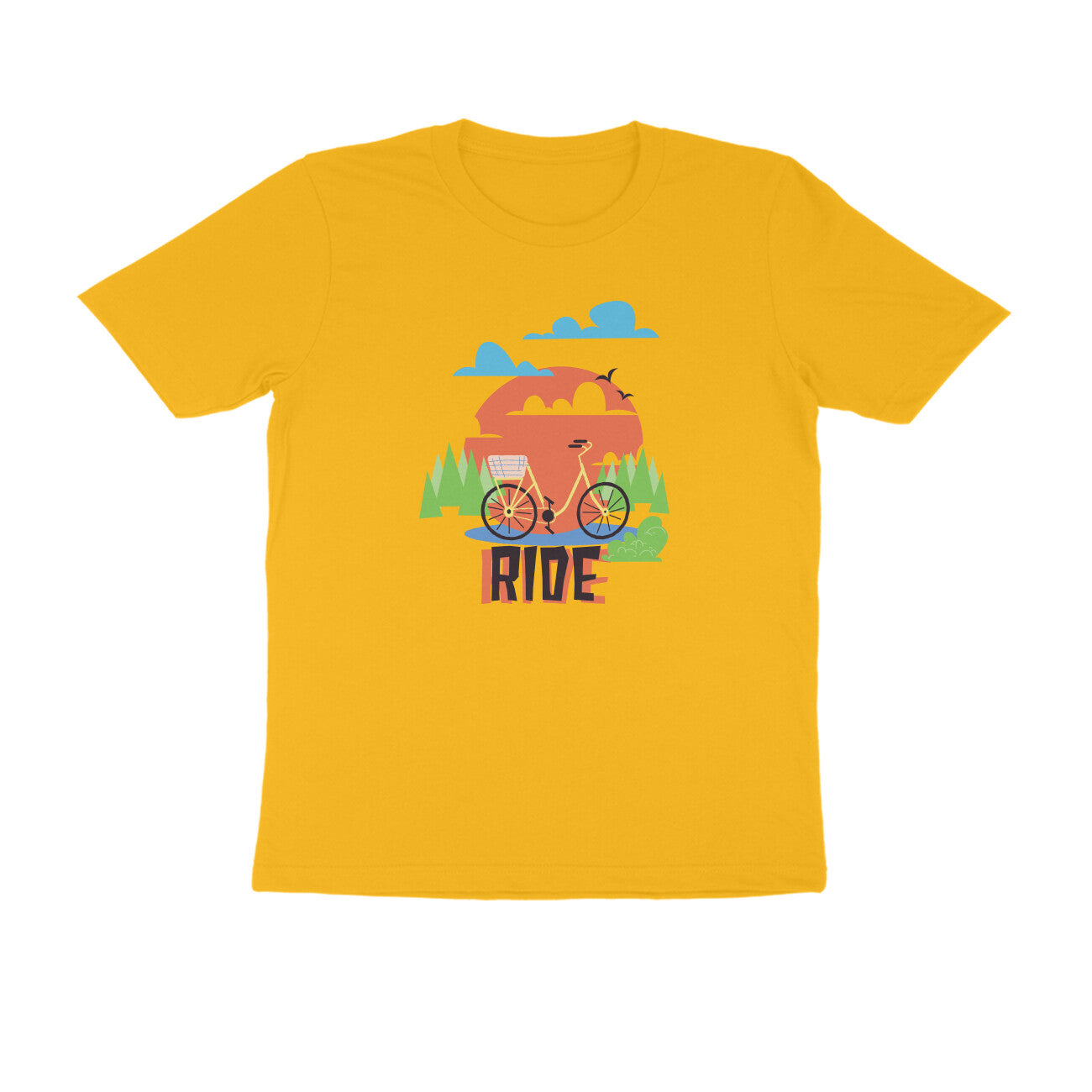 Half Sleeve Round Neck T-Shirt β Ride 3 puraidoprints