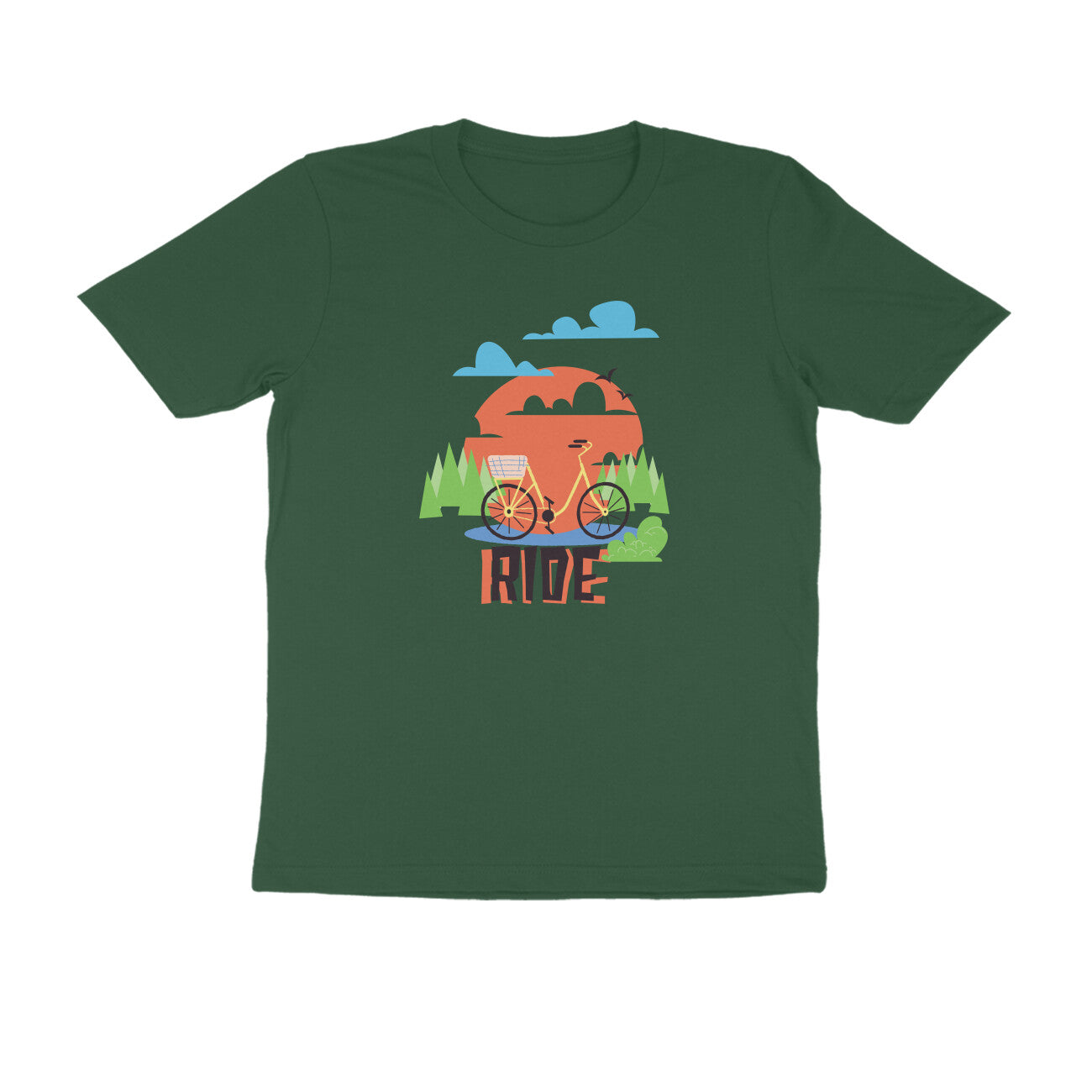 Half Sleeve Round Neck T-Shirt β Ride 3 puraidoprints