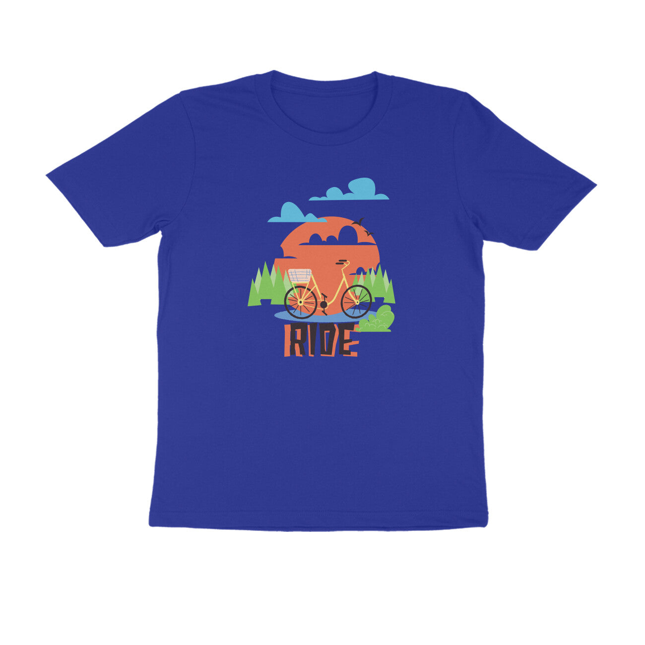 Half Sleeve Round Neck T-Shirt β Ride 3 puraidoprints