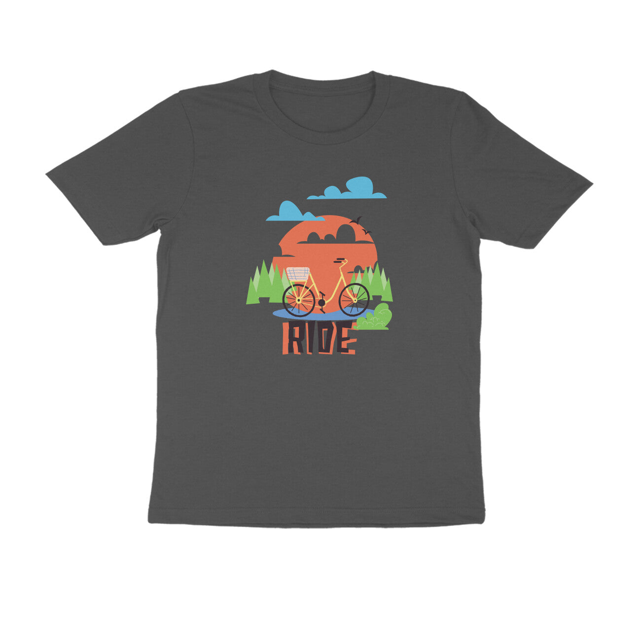 Half Sleeve Round Neck T-Shirt β Ride 3 puraidoprints