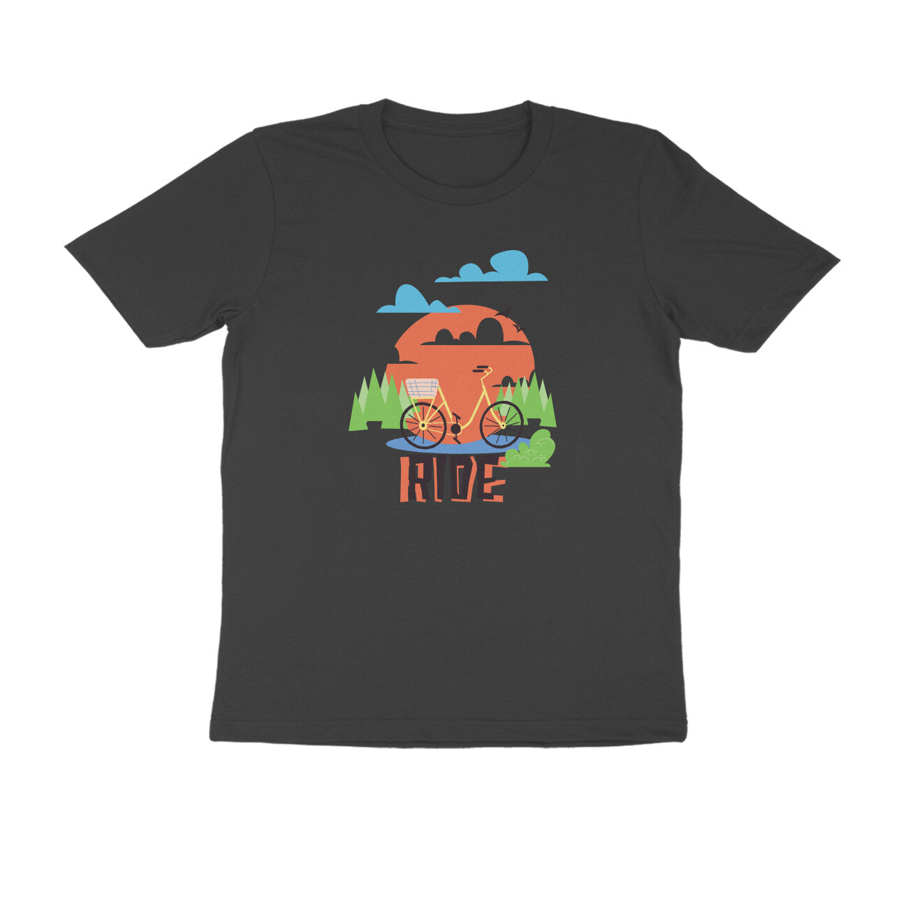 Half Sleeve Round Neck T-Shirt β Ride 3 puraidoprints