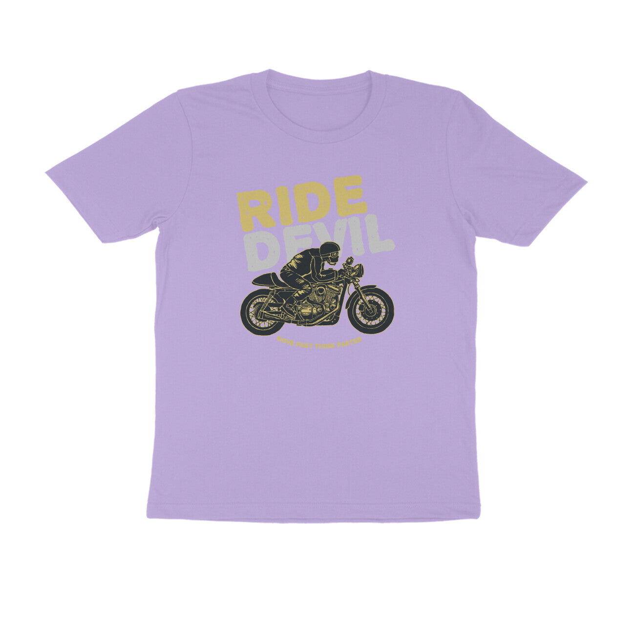 Half Sleeve Round Neck T-Shirt β Ride Devil 1 puraidoprints