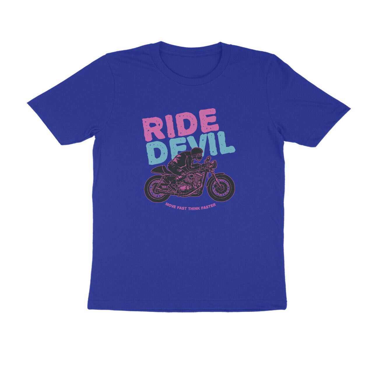 Half Sleeve Round Neck T-Shirt β Ride Devil 2 puraidoprints