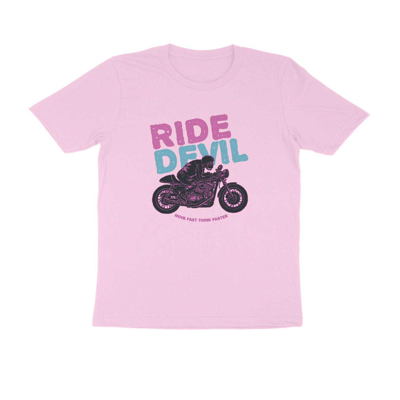 Half Sleeve Round Neck T-Shirt β Ride Devil 2 puraidoprints