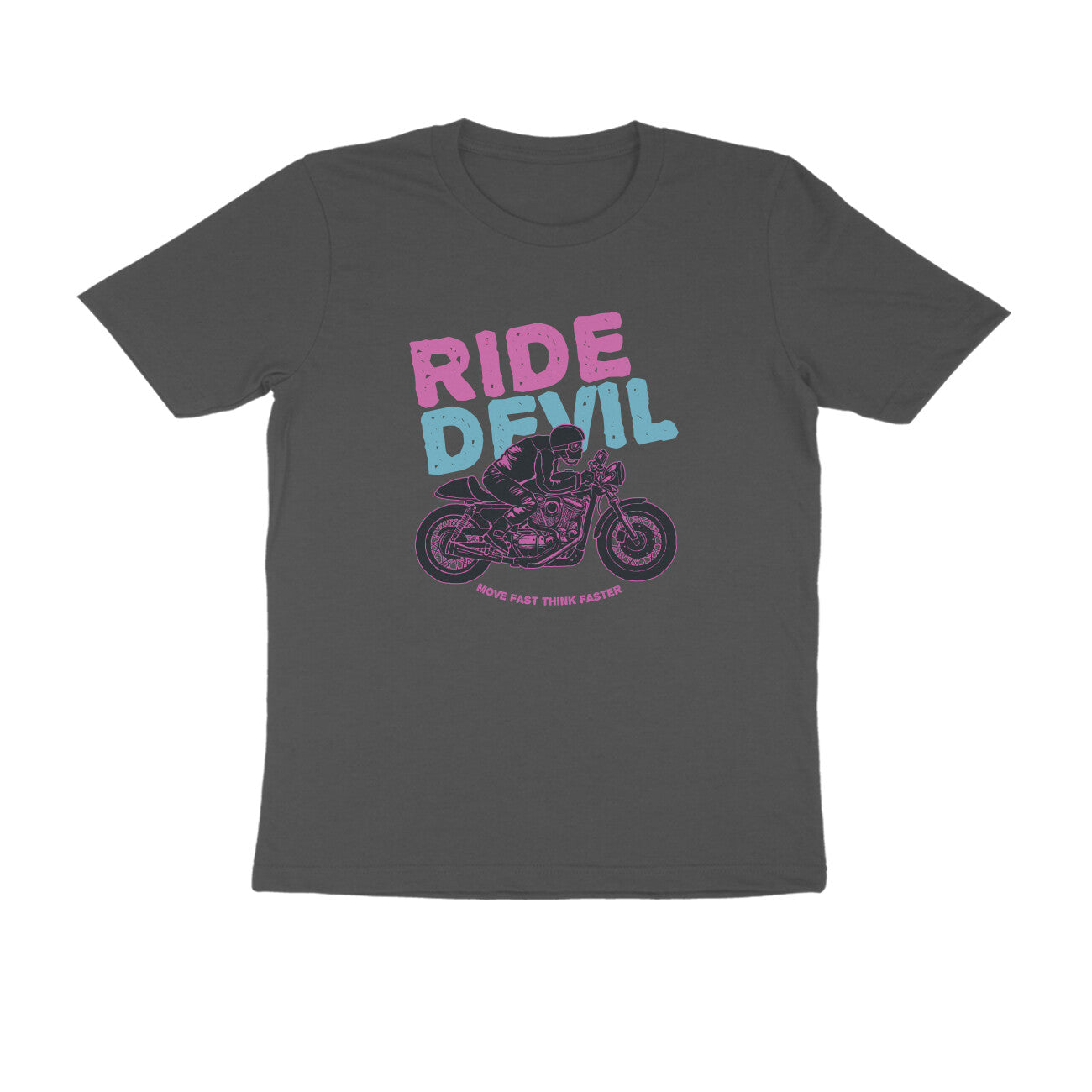 Half Sleeve Round Neck T-Shirt β Ride Devil 2 puraidoprints