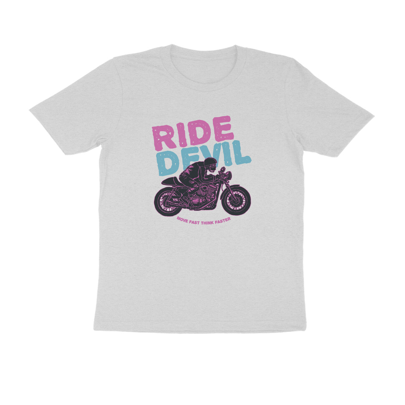 Half Sleeve Round Neck T-Shirt β Ride Devil 2 puraidoprints