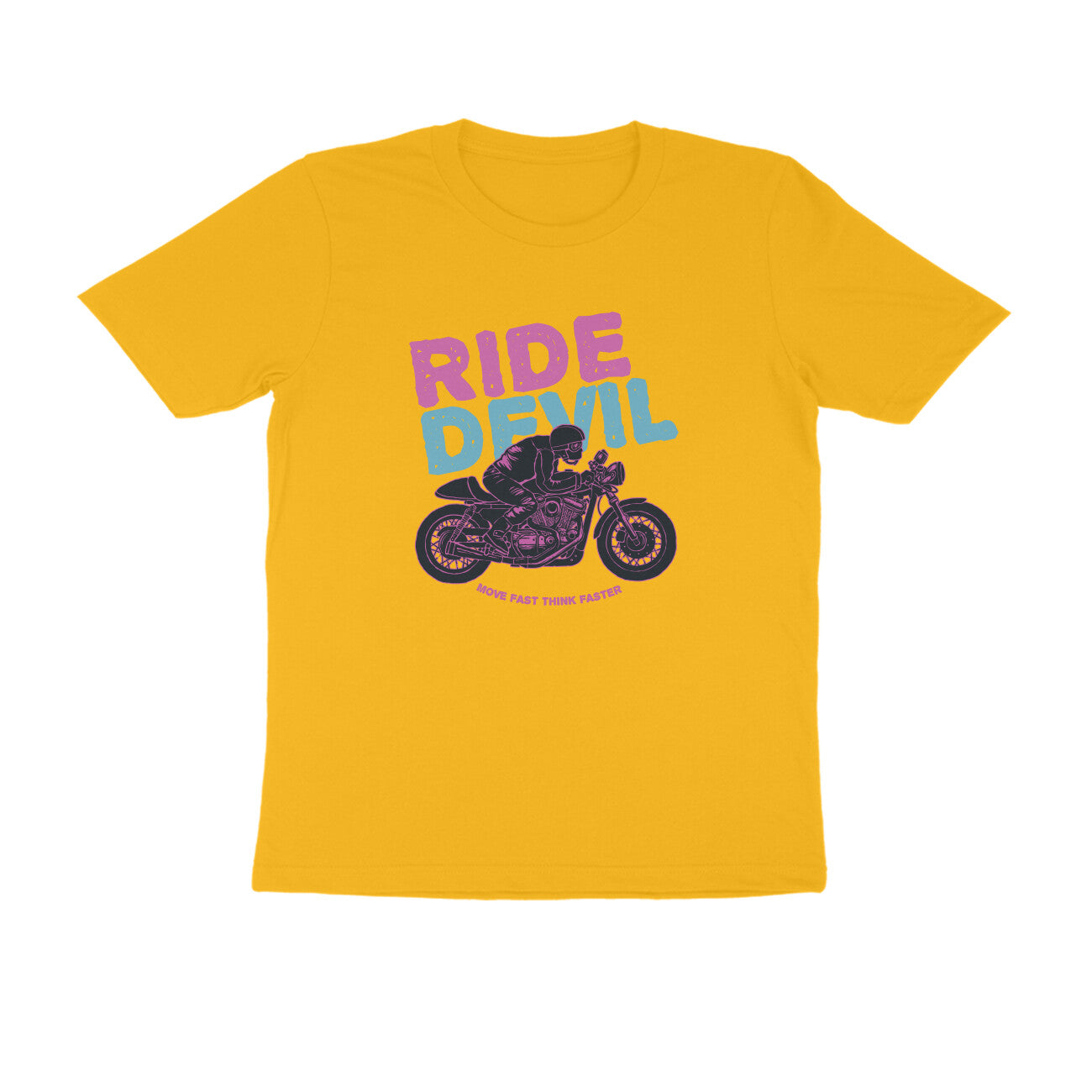 Half Sleeve Round Neck T-Shirt β Ride Devil 2 puraidoprints