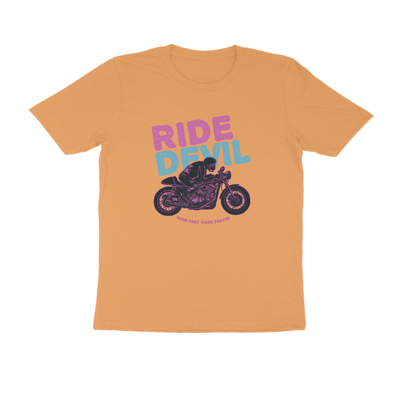 Half Sleeve Round Neck T-Shirt β Ride Devil 2 puraidoprints