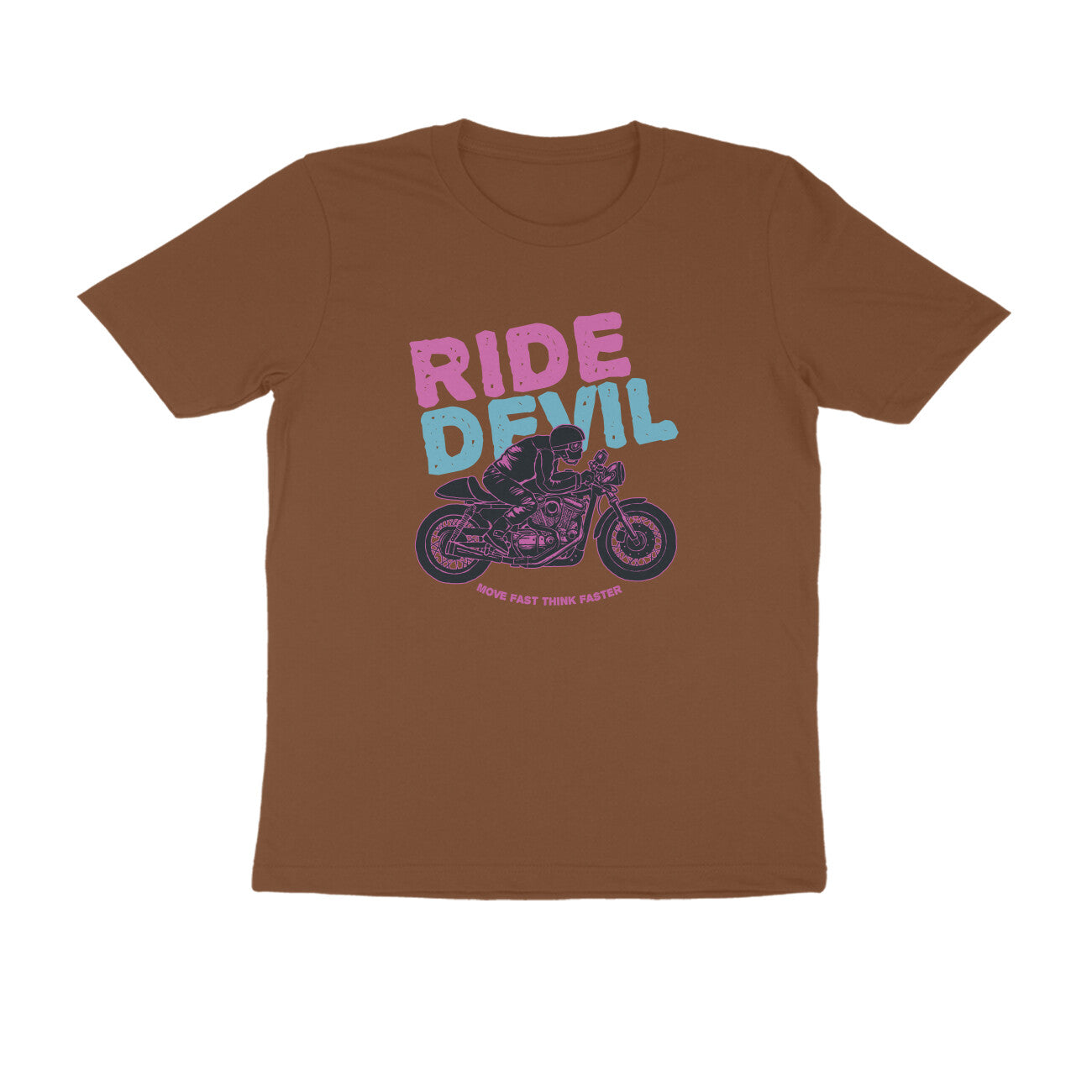 Half Sleeve Round Neck T-Shirt β Ride Devil 2 puraidoprints