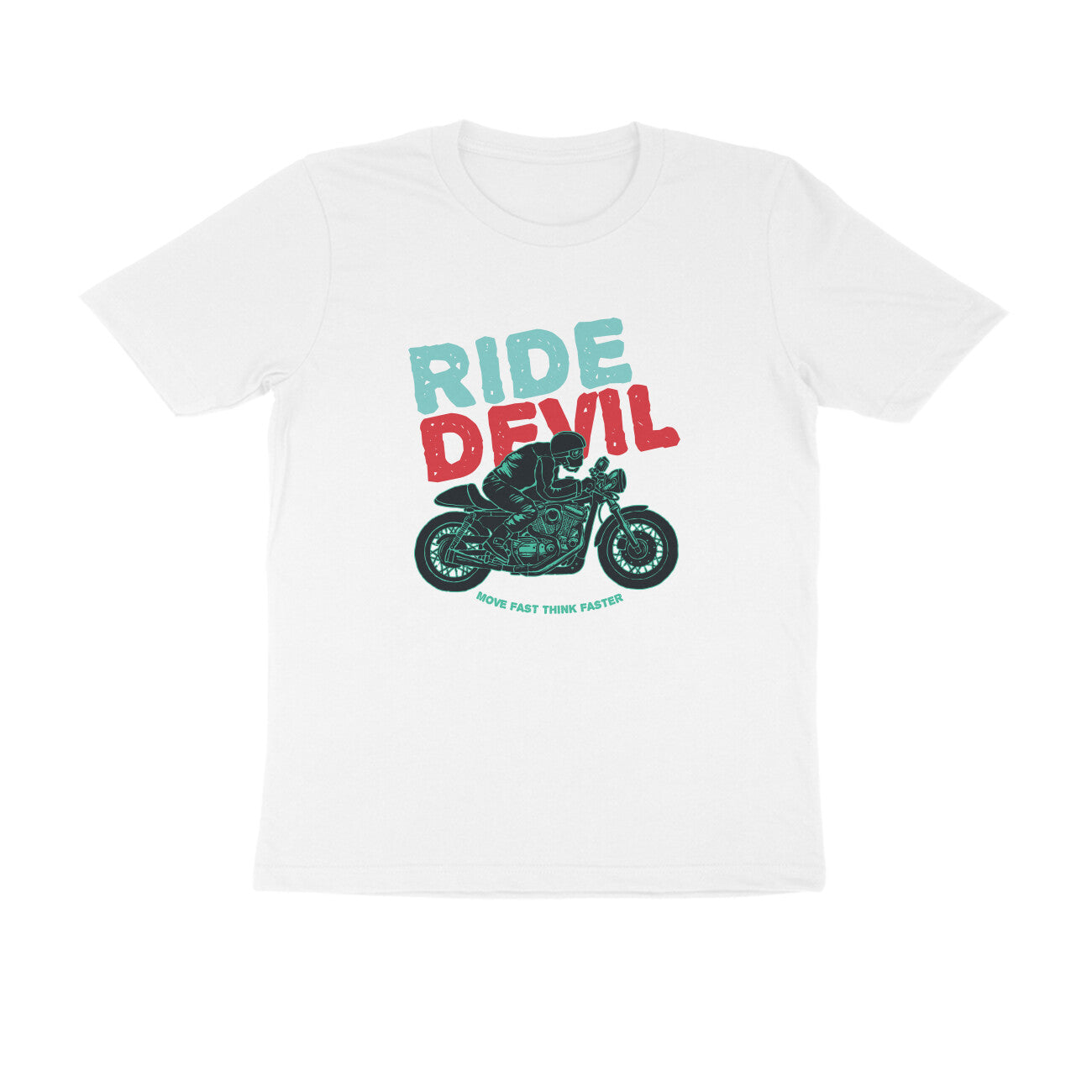 Half Sleeve Round Neck T-Shirt β Ride Devil 3 puraidoprints
