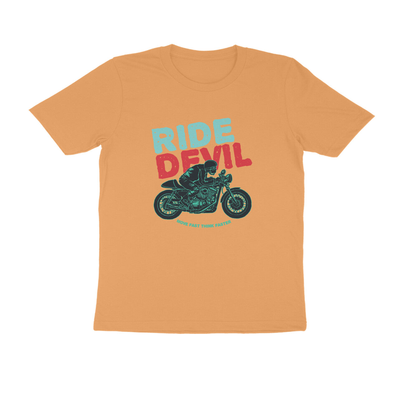 Half Sleeve Round Neck T-Shirt β Ride Devil 3 puraidoprints