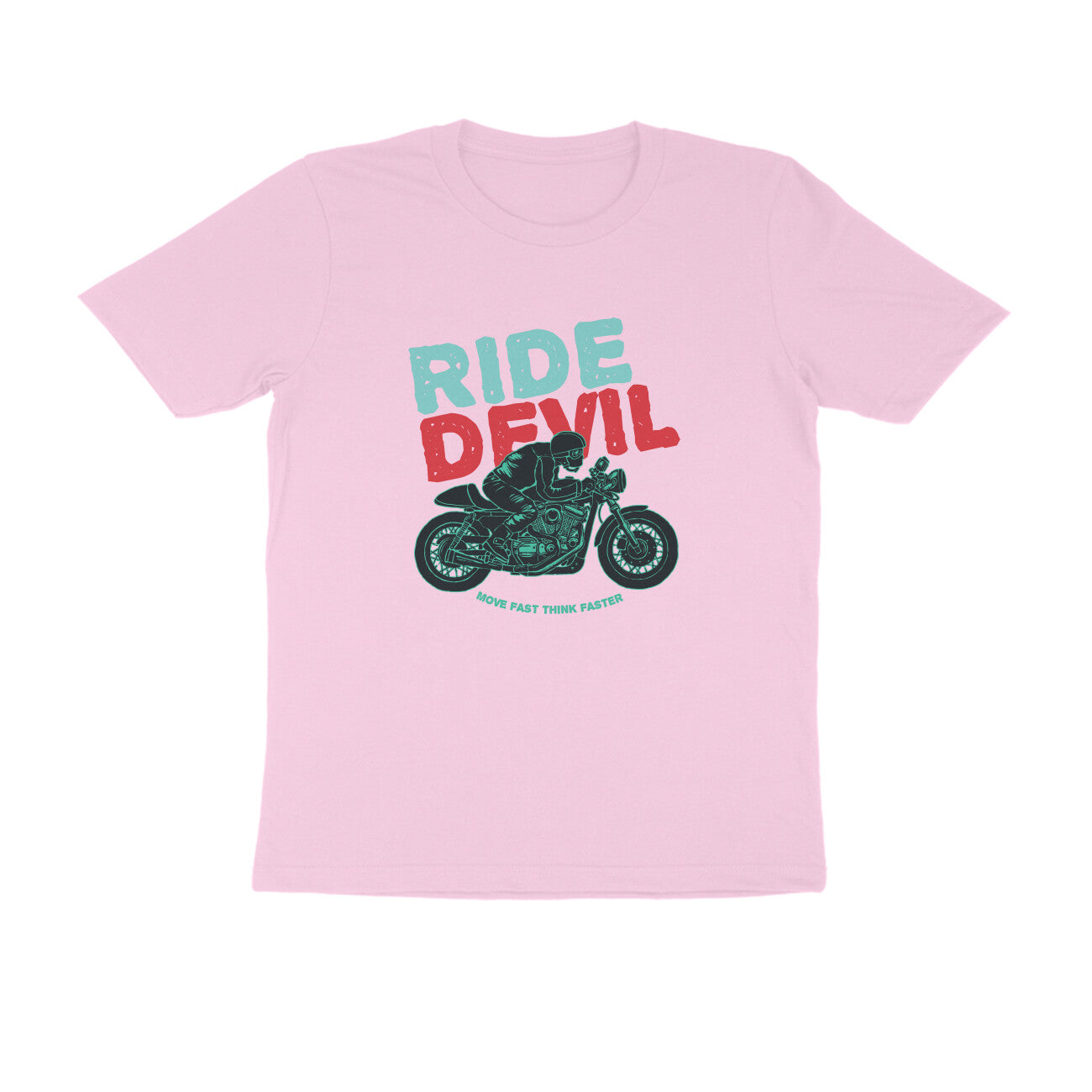 Half Sleeve Round Neck T-Shirt β Ride Devil 3 puraidoprints