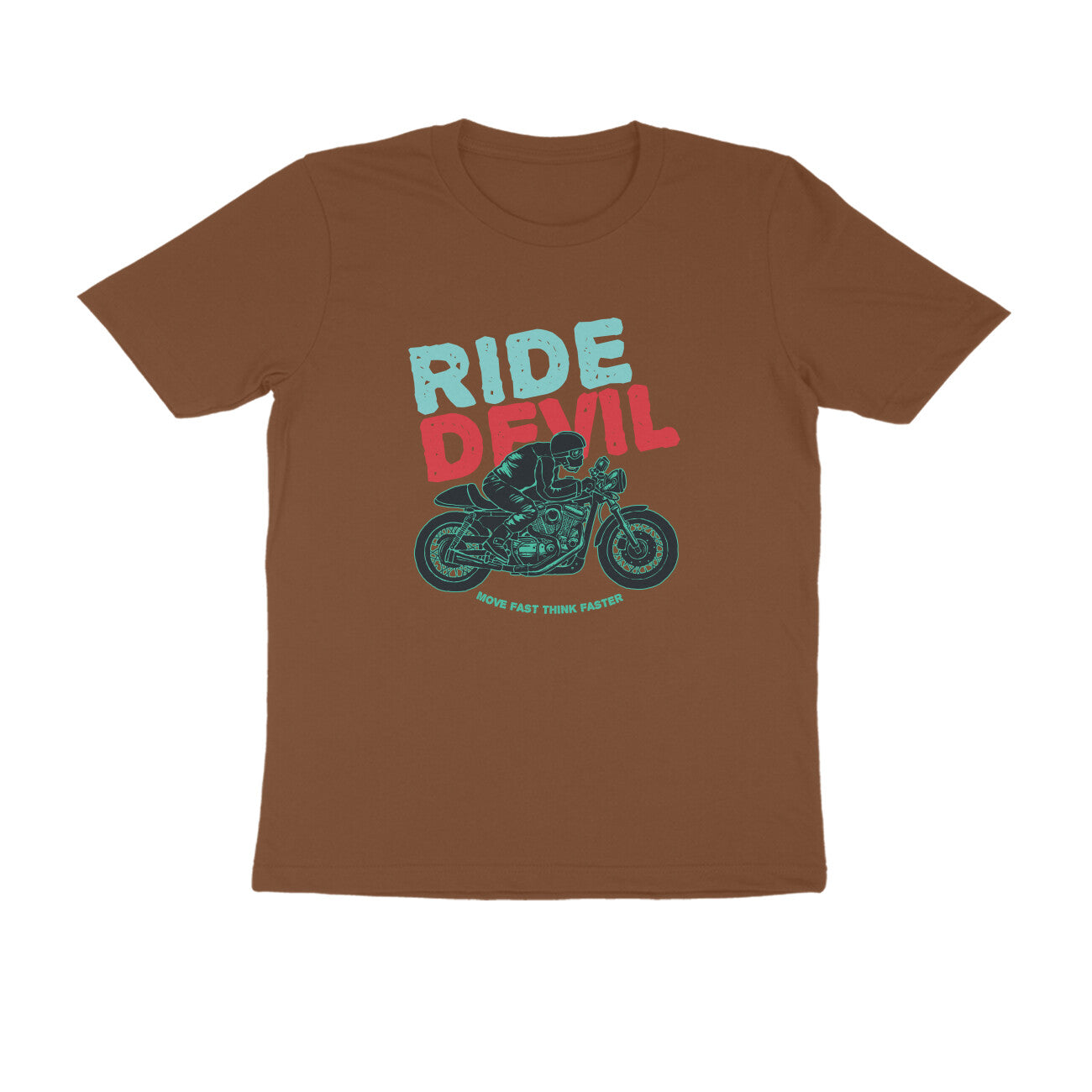 Half Sleeve Round Neck T-Shirt β Ride Devil 3 puraidoprints