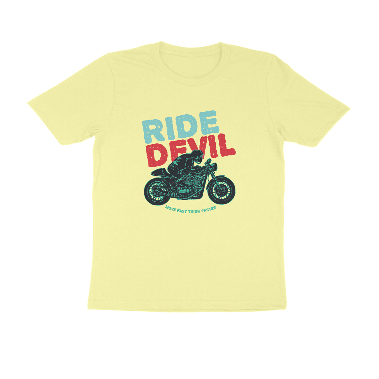 Half Sleeve Round Neck T-Shirt β Ride Devil 3 puraidoprints