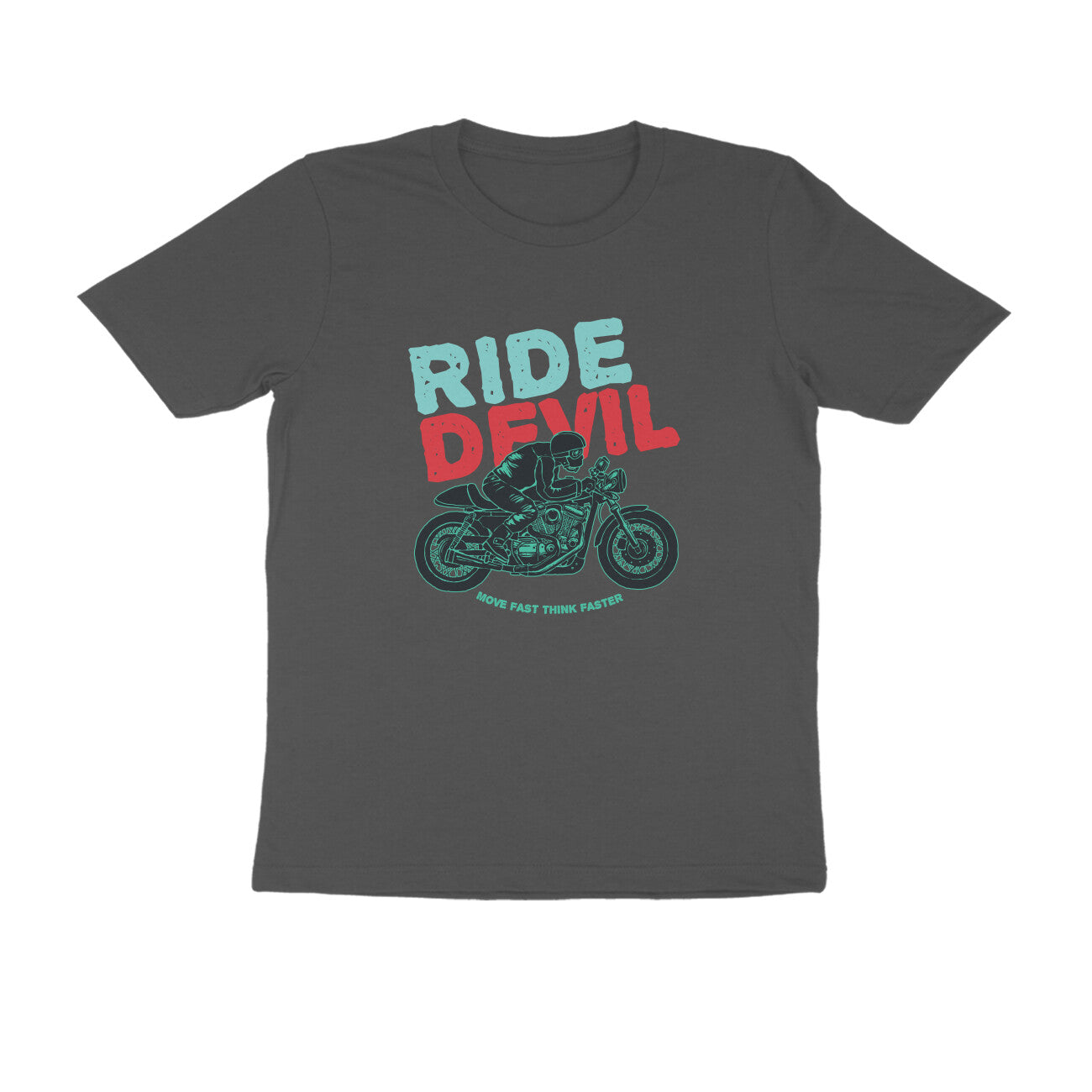 Half Sleeve Round Neck T-Shirt β Ride Devil 3 puraidoprints