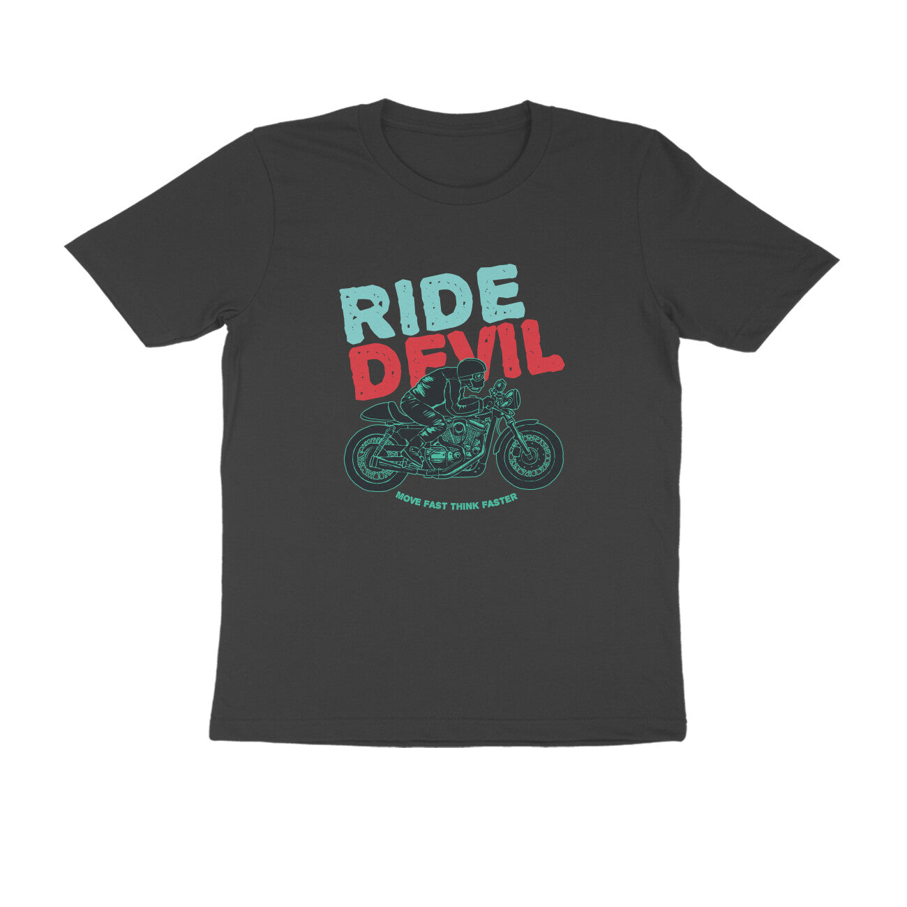 Half Sleeve Round Neck T-Shirt β Ride Devil 3 puraidoprints