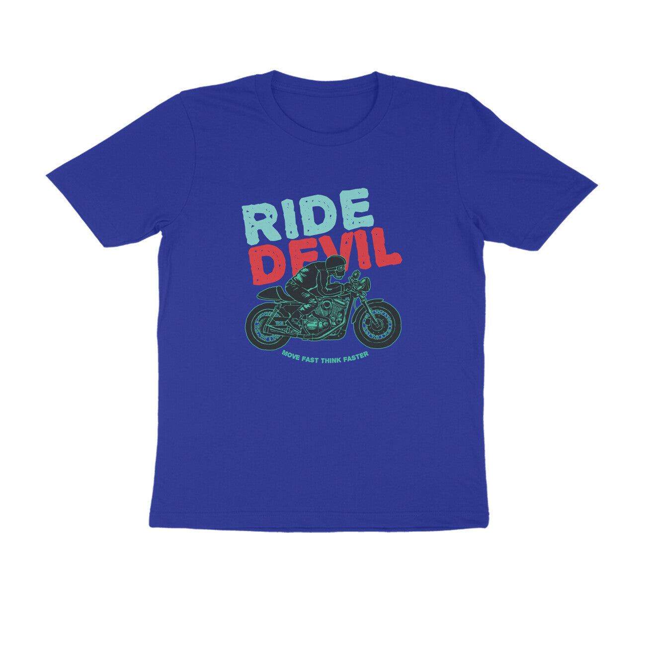 Half Sleeve Round Neck T-Shirt β Ride Devil 3 puraidoprints