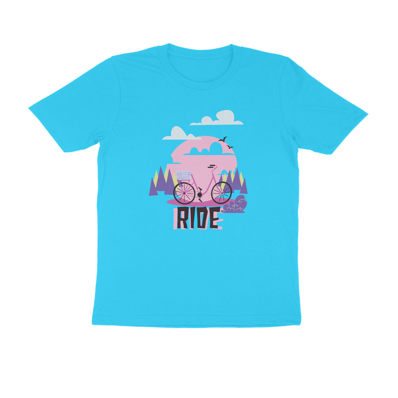Half Sleeve Round Neck T-Shirt β Ride puraidoprints