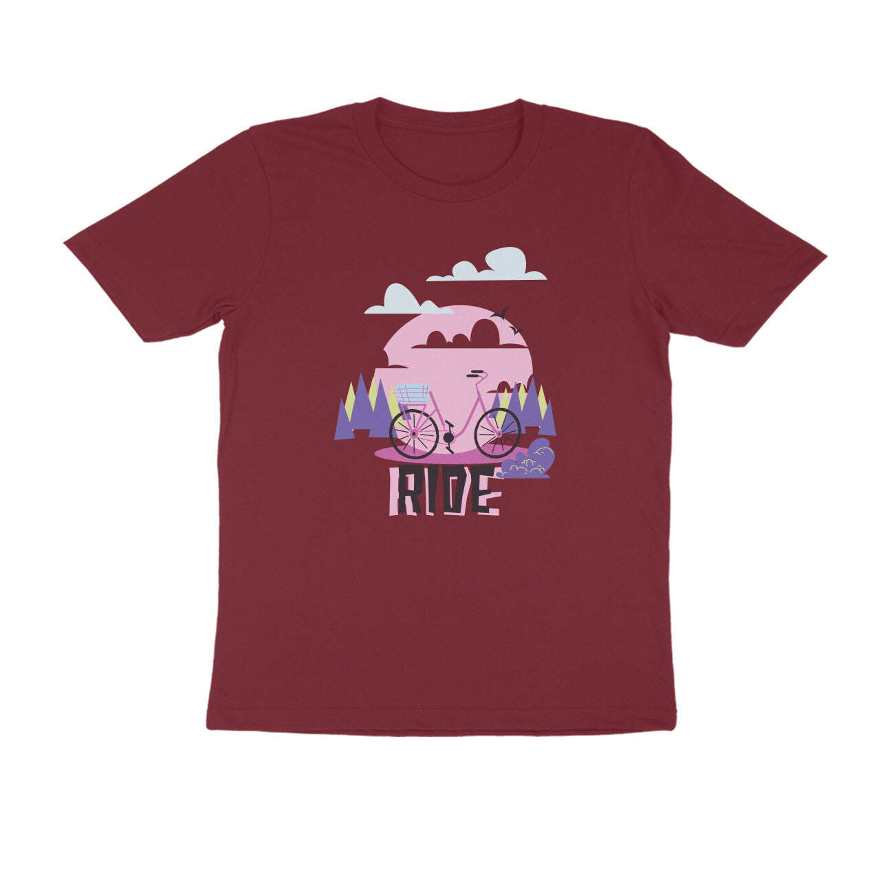 Half Sleeve Round Neck T-Shirt β Ride puraidoprints