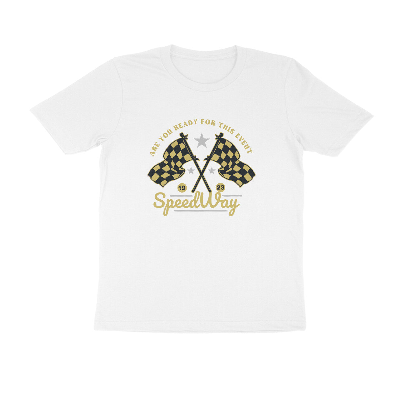 Half Sleeve Round Neck T-Shirt β Speed way 1 puraidoprints