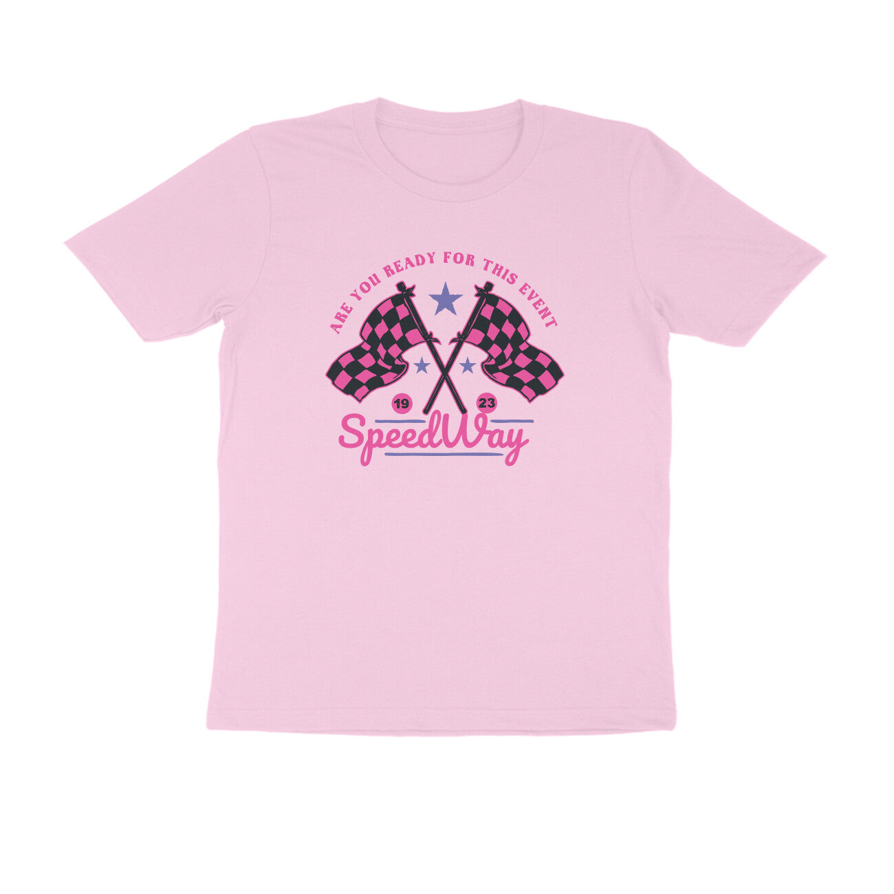Half Sleeve Round Neck T-Shirt β Speedway 2 puraidoprints